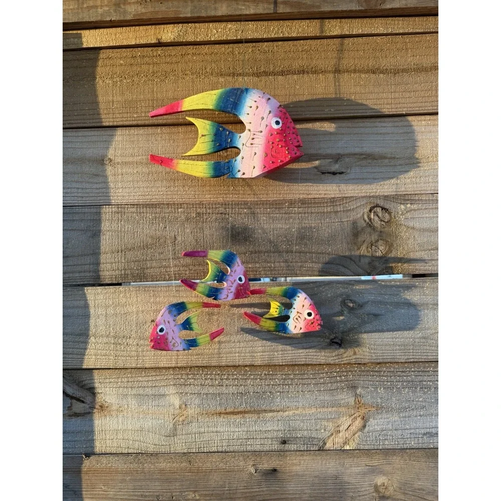 Handmade wooden hanging